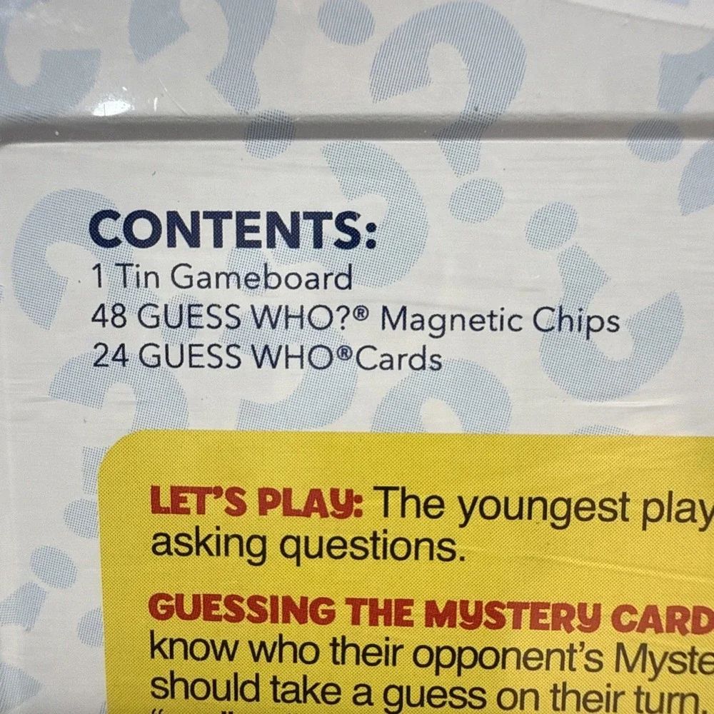 Hasbro GUESS WHO ? Play on The Go Magnetic Original Guessing Game Set Age 6+